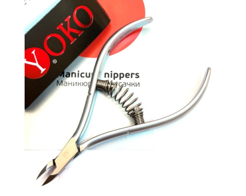 Кусачки для кутикулы "Yoko SK 029A" - 6мм (низкая пятка)
