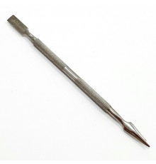 Пушер фирменный двусторонний "прямоугольная лопатка + пика"